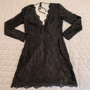 H&M Black Lace Dress